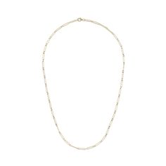 Skip and a Jump Chain - Fewer Finer Elegant Oval Link Cable Chain Necklace, Formal Cable Chain Necklace With Link Shape, Formal Link Chain Necklace With Cable Chain, Timeless Link Chain Necklaces, Elegant Cable Chain Link Necklace, Timeless Chain Necklaces, Classic Link Chain Jewelry, Everyday Round Chain Necklace With Solid Links, Timeless Link Necklace