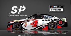 the nascar sprint car is on display in this promotional image from their official website,