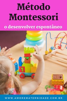 Método Montessori, o desenvolver espontâneo da criança, estimulando a liberdade e a capacidade de aprender sozinho. Conheça os seis pilares montessorianos. #educação #montessori Maria Montessori, Mommy Baby, Quiet Book, Baby Room, Montessori, Education