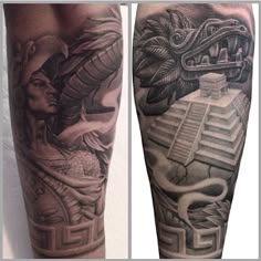 Pyramid Mayan Pyramid Tattoo, Mayan Quetzalcoatl, Pyramid Tattoos, Aztec Warrior Tattoo, Pyramid Tattoo, Inca Tattoo