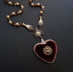 Dope Jewelry, Jewelry Lookbook, A Necklace, A Cross, Dream Jewelry, Sacred Heart, Pretty Jewellery