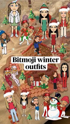 #bitmoji #christmas Bitmoji Outfits Ideas Snapchat Fall, Fall Bitmoji Outfits Snapchat, Snapchat Bitmoji Outfits Winter, Bitmoji Winter Outfits, Christmas Bitmoji, Christmas Bitmoji Outfits, Fall Bitmoji Outfits, Pretty Bitmoji Ideas, Bitmoji Outfits Baddie