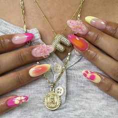 Gelextensions Nails, 3d Summer Nails, 2k Nails, 2000s Nails, Nail Theory, Girls Nail Designs, Nails Pastel, Nail Business