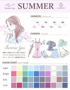 Light Summer Clothes, Colour Season, Soft Summer Color Palette, Clear Winter