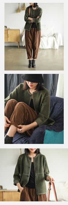 New Autumn Women Knitted Cotton Long Sleeve Casual Sweater V-neck Embroidery L0140 Casual Embroidered Knit Outerwear, Casual Embroidered Knit Cardigan, Embroidered Knit V-neck Cardigan, Embroidered V-neck Knit Cardigan, Embroidered Crew Neck Cardigan For Fall, Casual V-neck Embroidered Sweater, Loose Jumper, Neck Embroidery, Casual Sweater