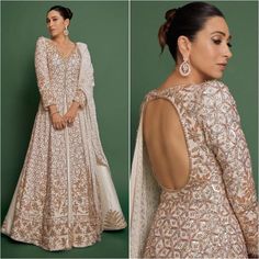 Floor Length Dresses Indian, Aditya Roy Kapoor, Roy Kapoor, Karishma Kapoor, Ramp Walk, Expensive Dresses, White Lehenga, Trendy Outfits Indian, Usa Trip