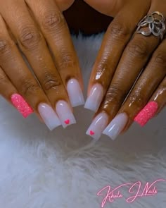 Pin on Nails Nails Coffin Short, White Acrylic Nails, French Tip Acrylic Nails, Colored Acrylic, Acrylic Nails Designs, Cute Acrylic Nail Designs