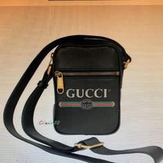 Brand New Unisex Gucci Cross Body. Excellent Condition. Barely Used. With Dust Bag. Black Gucci Logo. Messenger Bag. Black Shoulder Bag With Logo Plaque For Evening, Black Evening Shoulder Bag With Logo Plaque, Luxury Black Shoulder Bag With Logo Plaque, Designer Black Shoulder Bag With Logo Plaque, Black Evening Bag With Logo Plaque, Black Shoulder Bag With Logo Plaque For Business, Designer Shoulder Bag With Logo For Travel, Black Business Shoulder Bag With Logo Plaque, Black Business Bag With Logo Plaque