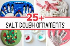 25 + salt dough ornaments for kids to make