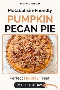 Savor a grain-free pumpkin pecan pie that's both nutritious and satisfying, ideal for health-conscious dessert lovers.