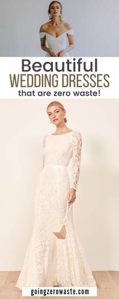 Shopping for a wedding dress can be incredibly exciting but trying to find one that's low waste and ethically made can be difficult, especially because you cannot try much on in advance. I faced this challenge when searching for my own wedding dress so I've rounded up a few brands that proved to be the best ethically made options for all the zero waste brides! Sustainable Wedding Dress, Eco Friendly Dress, Zero Waste Fashion, Water Wedding, Sustainable Wedding, Low Waste, Eco Friendly Wedding, Dress Shopping, Capsule Outfits