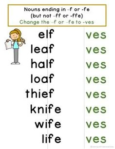 an english worksheet with words and pictures to help students learn how to read