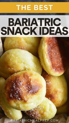 Have you been looking for bariatric snack ideas that go beyond  string cheese or hard-boiled egg? Well look no further.    All of these bariatric snacks can be prepped ahead of time, so you can grab them when hunger strikes during the week.  Easy enough, right? Take a look at these 15 tasty bariatric snack ideas now! Protein Snacks Bariatric, Bariatric Soft Food Snacks, Bariatric Food Recipes, Bariatric Recipes Sleeve Meals Healthy Snacks, Healthy Bariatric Snacks, After Gastric Bypass Recipes, Bariatric Meal Prep Recipes, Bariatric Sleeve Snacks