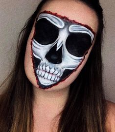 Cafe Makeup, Halloween Beauty, Skeleton Makeup, Halloween Makeup Pretty, Face Art Makeup, Halloween Makeup Scary, Face Painting Halloween, Art Makeup, Skull Makeup