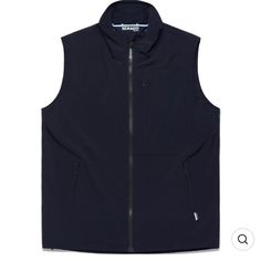 Nwt Sebago Crew Vest Blue Marine B-A Functional Blue Outerwear For Work, Blue Functional Outerwear For Work, Navy Travel Outerwear With Pockets, Blue Travel Outerwear With Pockets, Navy Casual Outerwear For Travel, Functional Blue Outerwear For Travel, Marine Colors, Mens Jackets, Color Blue