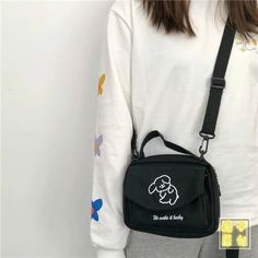 Shipping: Worldwide Express Shipping AvailableDelivery time: 7-15Days Fast ShippingReturns: Fast refund, 100% Money Back Guarantee.Brand Name: FXZLLQHandbags Type: Shoulder BagsTypes of bags: Shoulder & Crossbody BagsMain Material: CanvasLining Material: PolyesterShape: ENVELOPEPlace Of Origin: ZHE JIANG  ProvinceOrigin: Mainland ChinaHardness: SoftPattern Type: Animal PrintsInterior: No PocketDecoration: NONEExterior: NONEOccasion: VersatileClosure Type: zipperGender: UnisexStyle: CasualModel N Kawaii Handbags, Girls Messenger Bag, Kawaii Bags, Dog White, Fresh Girls, Cute Envelopes, Soft Cute, Dog Canvas, Handbags Women