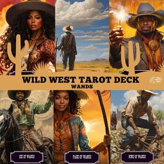 the wild west tarot deck is available for purchase