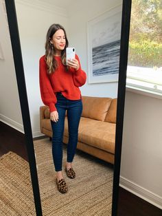 Natalie Borton, Teaching Outfits, Jeans Shoes, Business Casual Outfits For Work, Pointelle Knit, Casual Work Outfits, Wardrobe Style, Knit Crewneck, Work Outfits Women