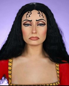 Disney Halloween Makeup, Disney Villains Makeup, Halloween Lip Makeup, Cartoon Makeup, Holloween Makeup, Movie Makeup, Creepy Halloween Makeup, Halloween Makeup Diy, Disney Makeup