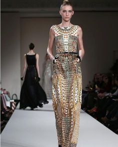 Egyptian Inspired Fashion, Winter London, Egyptian Clothing, Egypt Fashion, Egyptian Inspired, Alice Temperley, Jeanne Lanvin