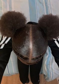 Hairstyles For Black Women Natural Short 4c, Two Bundles Hairstyles, Hairstyles For Short 4b/4c Hair, Cheer Hairstyles Natural Hair, 2 Braids With Puff Natural Hair, Braids Into A Bun Natural Hair, Natural Hair Styles4c, 2 Low Ponytails Natural Hair, Real Hair Hairstyles Black Women Short