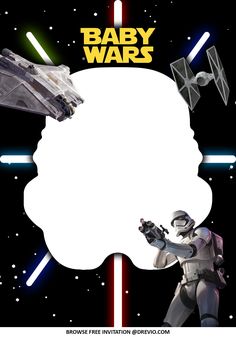 a star wars poster with the name baby wars on it