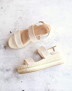 Natural Single Band Espadrilles Platform Sandal with Ankle Strap Cute Platforms, Basic Shoes, Shoes Shopping, Dressy Shoes, Espadrilles Platform, Outfits Winter, Sandals For Sale, Life Savers, Stylish Shoes