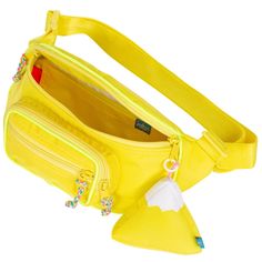 Yellow Fanny Pack Sling – Mokuyobi Nylon Crossbody Belt Bag With Removable Pouch, Functional Nylon Shoulder Bag For Trip, Nylon Crossbody Belt Bag With Zipper Pocket, Nylon Shoulder Bag With Removable Pouch For Trips, Nylon Bags With Cell Phone Pocket For Trip, Sporty Nylon Belt Bag With Removable Pouch, Nylon Crossbody Bag With Water Bottle Pocket, Nylon Crossbody Belt Bag For School, Sporty Nylon Crossbody Belt Bag