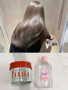 japanese hair mask for smooth silky shiny hair Baby Oil Hair, Healthy Hair Routine, Hair Growing Tips, Glossy Hair, Perfect Skin Care Routine, Facial Skin Care Routine, Japanese Hairstyle, Bag Essentials, Aesthetic Stuff