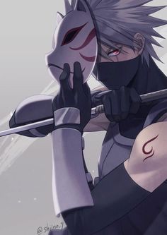 Kakashi Anbu, Kakashi Sharingan, Fan Art Anime, Manga Naruto