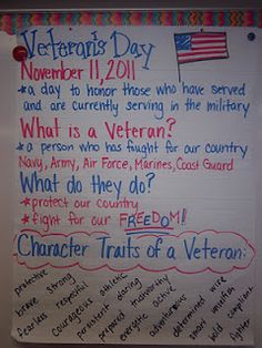 a sign with writing on it that says veterans day and what is a veteran?