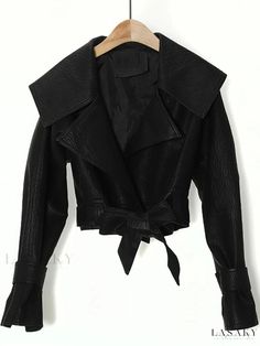 Women's Luxurious Leather Coat 2023 Spring Fashion, Plain Coats, Pu Leather Jacket, Coat For Women, Jacket For Women, Leather Jacket Black, Leather Jackets Women, Leather Jackets, Black Jacket