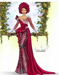 Ankara Dress Style, African Wedding Attire, Art Pins, African Wedding Dress, Night Wedding, African Traditional Dresses