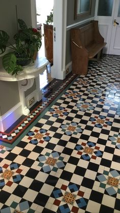 London Mosaic | Contact us for now for a free quote on 020 8699 0820 or email us at info@londonmosaic.com |  . . . #tiles #flooring #mosaic #hallway #victorianhome #renovate #victoriantiles