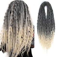 PRICES MAY VARY. 【Material】Pouweney Dreadlock Extensions crafted from 100% handmade high quality synthetic fiber, these natural black to light brown dreadlock extensions are 0.6 cm wide, making for easy installation. They closely resemble human hair. 【Package】Each package includes 30 strands of 24 inch long dreads, weighing 6.5g per strand. Additionally, a free crochet hook is included. Typically, 30-40 strands are sufficient for a full head of dreads. 【Advantages】These dreadlock extensions offe Wavy Dreads, Short Dread Styles, Female Dreadlocks Styles, Dreads Styles For Women, Dreads Extensions, Short Dreads, Long Dreads, Double Ended Dreads, Dread Extensions