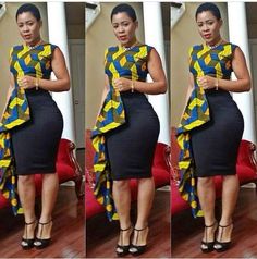 Fashion Design Inspiration, Tail Dress, Peplum Tops, Nigerian Styles