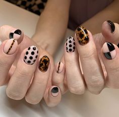 Polka Dot Nail Designs, Dot Nail Designs, Sweet Baby Girl, Polka Dot Nails, Animal Nails, Dots Nails, Fire Nails, Funky Nails, Chic Nails