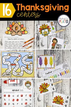 thanksgiving activities and printables for kids to do with their teacher's classroom