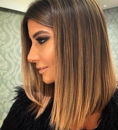 Hair Color Flamboyage, Popular Short Haircuts, Ash Hair Color, Balayage Blonde, Lob Hairstyle, Long Bob Hairstyles, Trendy Hair Color, Ombre Hair Color