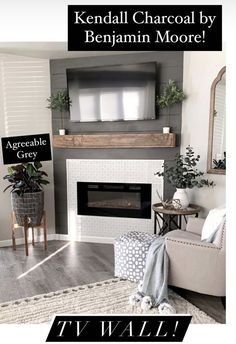 a living room filled with furniture and a fire place in the middle of the room