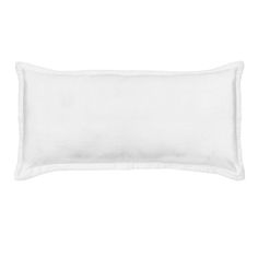 a white pillow on a white background