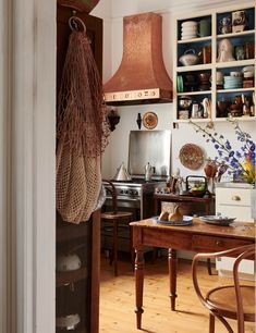 the kitchen is clean and ready to be used as a place for cooking or eating