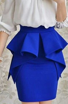 Lovely Fashion, Peplum Skirt, Peplum Styles, Skirt Midi, Maxi Skirts, African Fashion Dresses, African Dress, Dream Wardrobe, Skirt Fashion