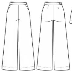 Modern Relaxed Fit Wide Leg Pants For Work, Modern Relaxed Fit Wide Leg Work Pants, Full Length Wide Leg Pants For Work, Relaxed Fit Full Length Wide Leg Work Pants, Closet Core Patterns, Dungarees, Wide Leg Trousers, Cropped Pants, Work Wear