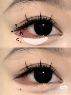 Uzzlang Eye Makeup, How To Do Aegyo Sal, Maquillaje Douyin Tutorial, Doll Eyes Makeup Tutorial, Doll Eye Makeup Tutorial, Igari Makeup Tutorial, Aegyo Sal Tutorial, Dolly Eye Makeup, Aegyo Sal Makeup