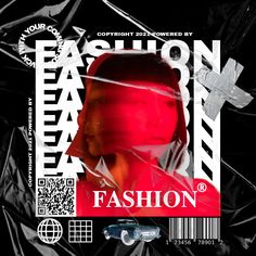 the cover art for fashion magazine, featuring an image of a woman's face