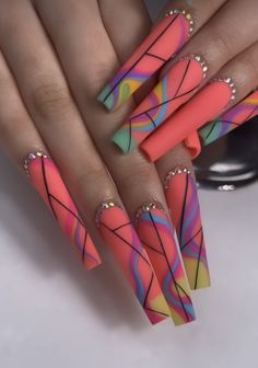 Fall Nail Art Designs, Holiday Nail Designs, Spring Nail Art, Rainbow Nails, Unique Nails, Fabulous Nails, Fire Nails, Dope Nails