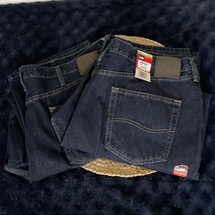 Lee Jeans. Two Pair Included. One Like New And The Other New With Tags. Both Size 42x30. Dark Wash. Open To Offers! Lee Jeans Mens, Lee Dungarees, Selvedge Denim Jeans, Trendy Streetwear, Dungaree Jeans, Tapered Leg Jeans, Lee Denim, Acid Wash Jeans, Denim Jeans Men