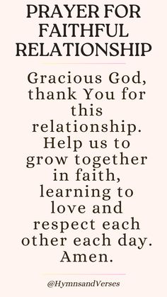 A prayer for mutual love, faith, and respect in relationships, seeking God’s daily guidance. Gracious God, thank You for this relationship. Help us to grow together in faith, learning to love and respect each other each day. Amen. Prayers For Couples To Pray Together, Prayers For Thankfulness, Faithful Relationship, Respect In Relationships, Diy Prayer Board, Couples Prayer, Respect Each Other, Relationship Prayer, Mutual Love