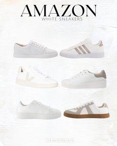 Shop our Influencers' top picks on Amazon White Tennis Shoes Outfit, Everyday Style Casual, Teacher Shoes, Minimalist Wardrobe Essentials, White Sneakers Outfit, Shoes Sneakers White, Amazon Shoes, Smart Casual Work Outfit, Fashion Everyday